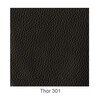 Carl Hansen - Carl Hansen CH07 Shell Chair -Fauteuil lounge - noir/cuir Thor 301/support en noyer laqué