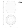 graypants - Oliv - Pendellamp - Strichzeichnung