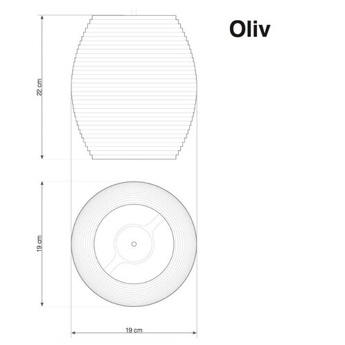 graypants - Oliv - Pendellamp - Strichzeichnung