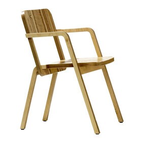 Richard Lampert - Chaise avec accoudoirs Prater Chair