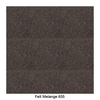 Softline - Cord Armchair / Bed - single item - dark brown/felt 635/WxHxD 95x76x96cm/chrome base