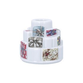 Kähler - Hammershøi kandelaar met cadeaumotief