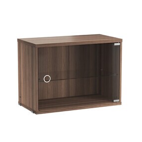 String - String System Vitrine mit Glasschwingtür 58x30cm