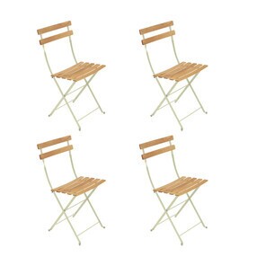 Fermob - Bistro Naturel opklapstoel set van 4