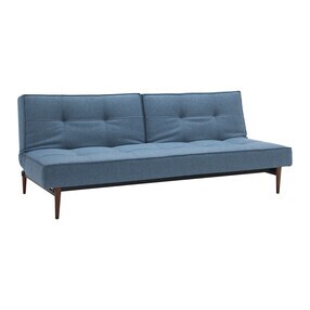 Innovation Living - Splitback Styletto Schlafsofa Holz dunkel 210x91cm