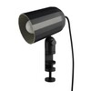 HAY - Noc Light LED Klemmleuchte - dunkelgrau/10,2x14,1x25cm/warmes Licht