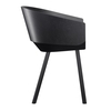 e15 - e15 CH04 Houdini - Fauteuil  - noir/laqué