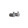FROST - Nova² 6 - Wandhaaken set of 2 - roestvrijstaal/geborsteld/Ø x D: 1,6 x 2,7cm