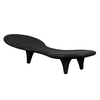 Cappellini - Orgone Marc Newson Chaise Longue - black/glossy/181x74x50cm