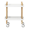 Normann Copenhagen - Block Side Table/Trolley - white/frame ash tree
