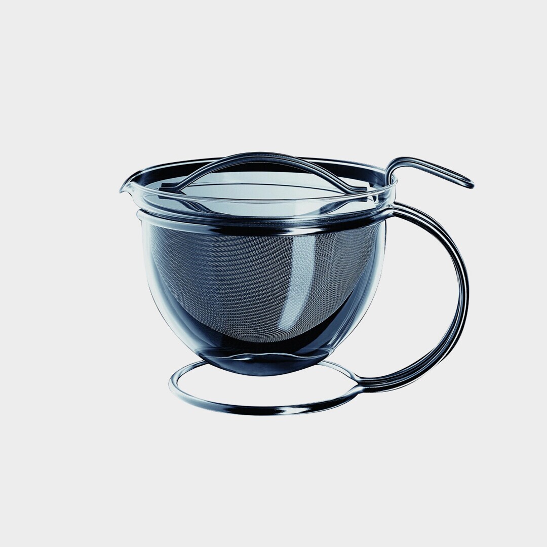 Teiera Mono Filio In Vetro 0,6L Con Filtro E Coperchio In Acciaio Inox 18/10 – Cerimonia Del Tè