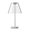 Rotaliana - Dina+ LED Table Lamp With Battery - white/matt/2700K/400lm / dimmable/USB plug/incl. 2 lampshades white and transparent