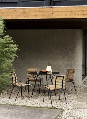 Une ambiance élégante en extérieur  