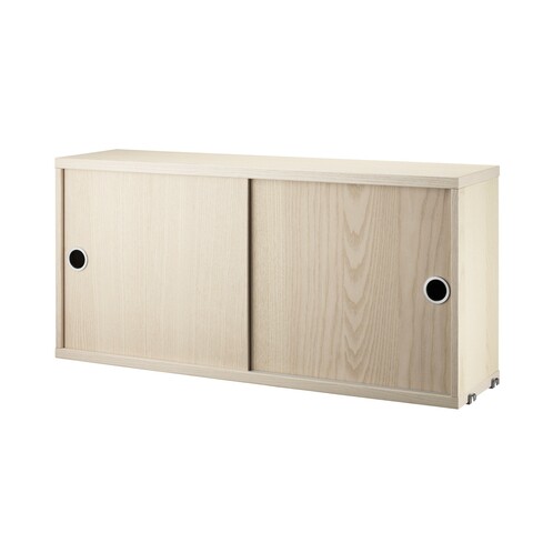 String System Hängeschrank mit Schiebetüren Tiefe 20cm