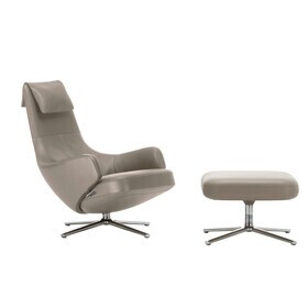 Vitra - Fauteuil & repose pied Repos