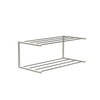 FROST - Nova Shoe Shelf - white-stainless steel/brushed/Size 1/61,9cm
