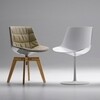 MDF Italia - Flow - Chaise pied central pivotant