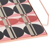 GAN - Mix&Match - Plateau carré 40x40cm - rose foncé/48x40x3H cm