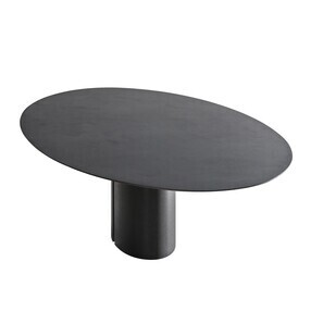 MDF Italia - Table à manger NVL ovale 120x200cm