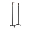 FROST - Bukto - Portemanteau avec roues 60cm - noir-cuivre/PxHxP 63,8x156x45cm/avec 4 roues, 2 arrêts
