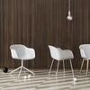 Muuto - Fiber Chair Armlehnstuhl mit Rohrgestell