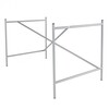 Richard Lampert - Eiermann 1 tafelonderstel midden - zilver/incl. hoogteverstelling 3,5cm/in het midden/110 x 66 x 66cm
