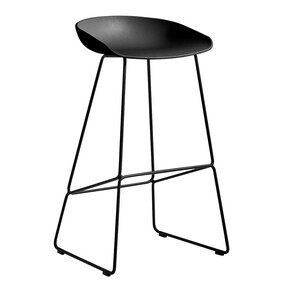 HAY - About a Stool AAS 38 2.0 Barhocker hoch Gestell schwarz