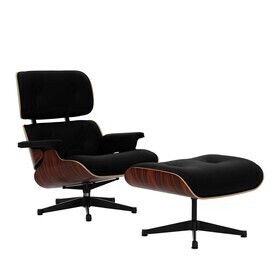 Vitra - Fauteuil & voetenbank Eames Lounge Chair