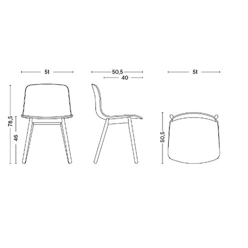 HAY About a Chair AAC 12 Soaped Oak Base | AmbienteDirect