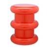 Kartell - Pilastro Stool H:46cm - red/H 46cm/ Ø 35cm