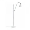 Gubi - Bestlite BL3 S - Lampadaire - blanc/mat/H 113-152cm, Ø 16cm/structure chrome