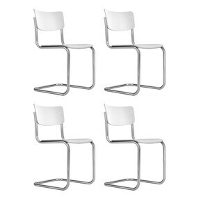 Thonet - S 43 sledestoel set van 4