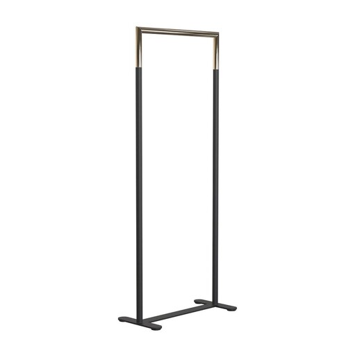 FROST - Bukto Garderobe 60cm - schwarz-gold/BxHxT 62,8x150x30cm