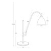 Gubi - Bestlite BL1 - Lampe de table - dessin au trait