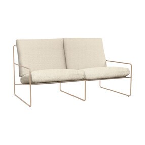 Ferm Living - Desert Outdoor 2-Sitzer Sofa Stoff Bouclé