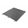 Alt-Tag: Graue HAY Palissade Outdoor-Teppichmatte, geripptes Design, robustes Material, für moderne Gartengestaltung. - Palissade Steppkissen 124x115,5cm