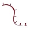 Kartell - Bookworm 7 wandrek - wijnrood/mat