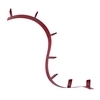 Kartell - Bookworm 7 Shelf - bordeaux/matt