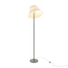 Artemide - Choose Terra vloerlamp - perkament/papier/H 140cm/Ø 35.8cm/poot grijs gelakt/scherm zwenkbaar