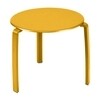 Fermob - Alizé Side Table - honey yellow/aluminium/round/H 44cm/Ø 48cm