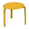 Fermob - Alizé Side Table - honey yellow/aluminium/round/H 44cm/Ø 48cm