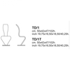 Cappellini - S-Chair Tom Dixon - Chaise - dessin au trait