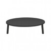 e15 - e15 PA05 Leila Coffee Table  - black/Ø 70cm