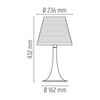 Flos - Miss K Soft - Tafellamp - Strichzeichnung