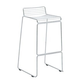HAY - Tabouret de bar haut Hee galvanisé