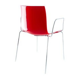 Arper - Fauteuil Catifa 46 0251 bicoloured structure chromé