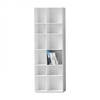 Piure - Nex Pur - Etagère 70x211.5x36cm - blanc/aggloméré laqué mat/12 boxes