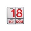 Danese - Formosa - Italien   - rouge/alu/32x32cm
