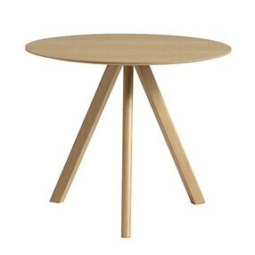 HAY - Copenhague CPH20 2.0 eettafel fineerhout Ø90cm