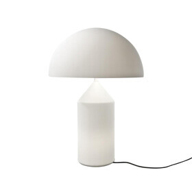 Oluce - Atollo Table Lamp Glass White